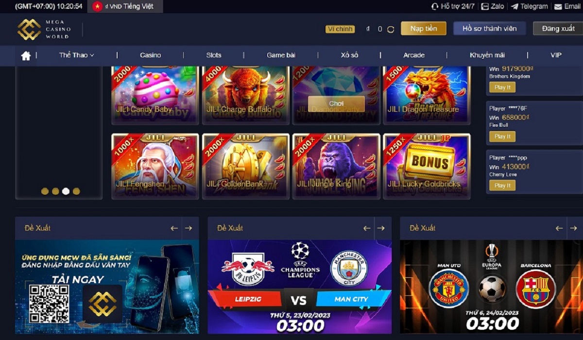 Hướng dẫn rút tiền CasinoMCW