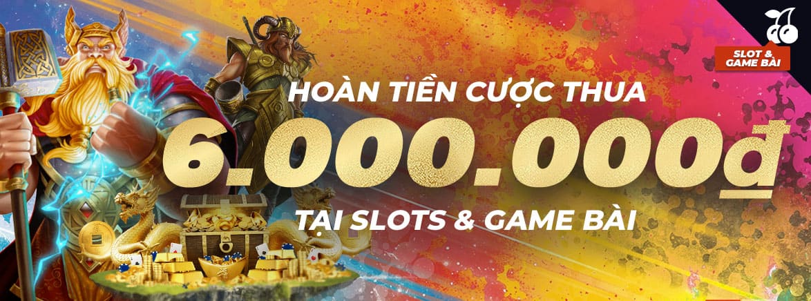 Hoàn tiền hàng tuần 11.88% tại Slots và Game bài