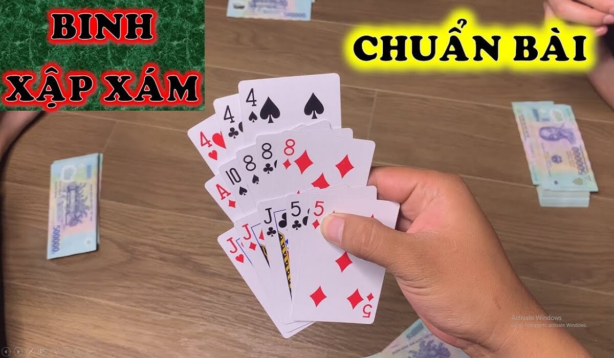 Hướng dẫn chi tiết cách binh bài xập xám