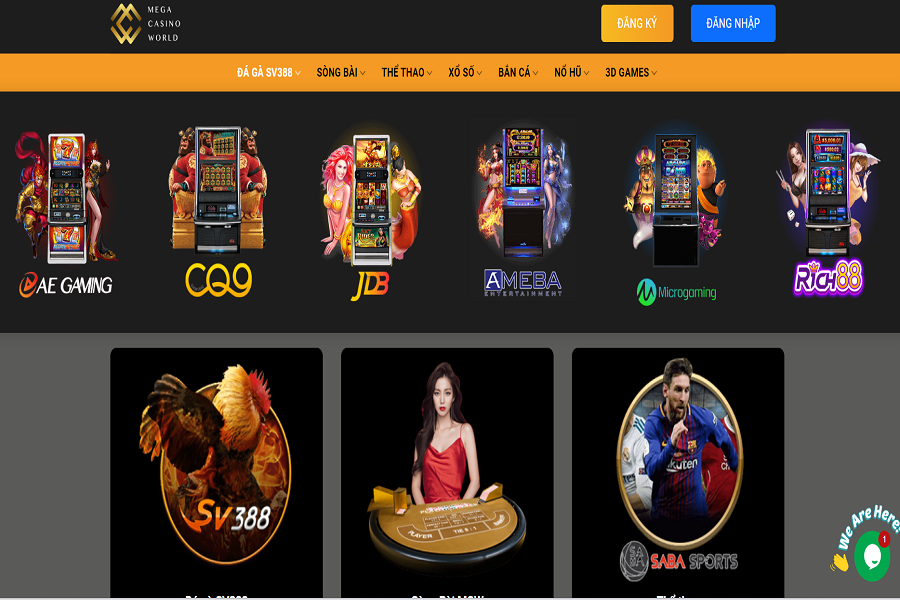 Các trò chơi cá cược trực tuyến tại CasinoMCW